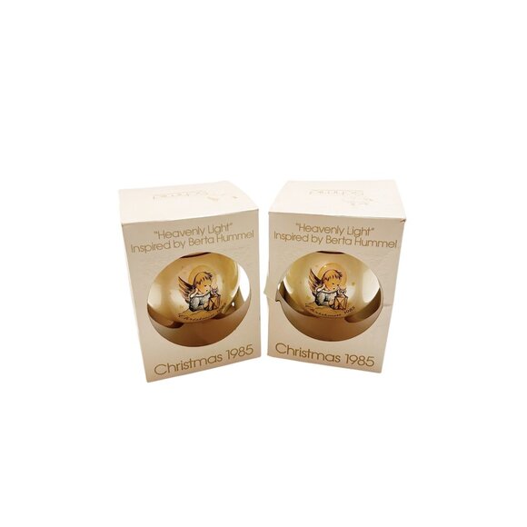 Berta Hummel 1985 Christmas Ornament Heavenly Light Schmid - Picture 1 of 13
